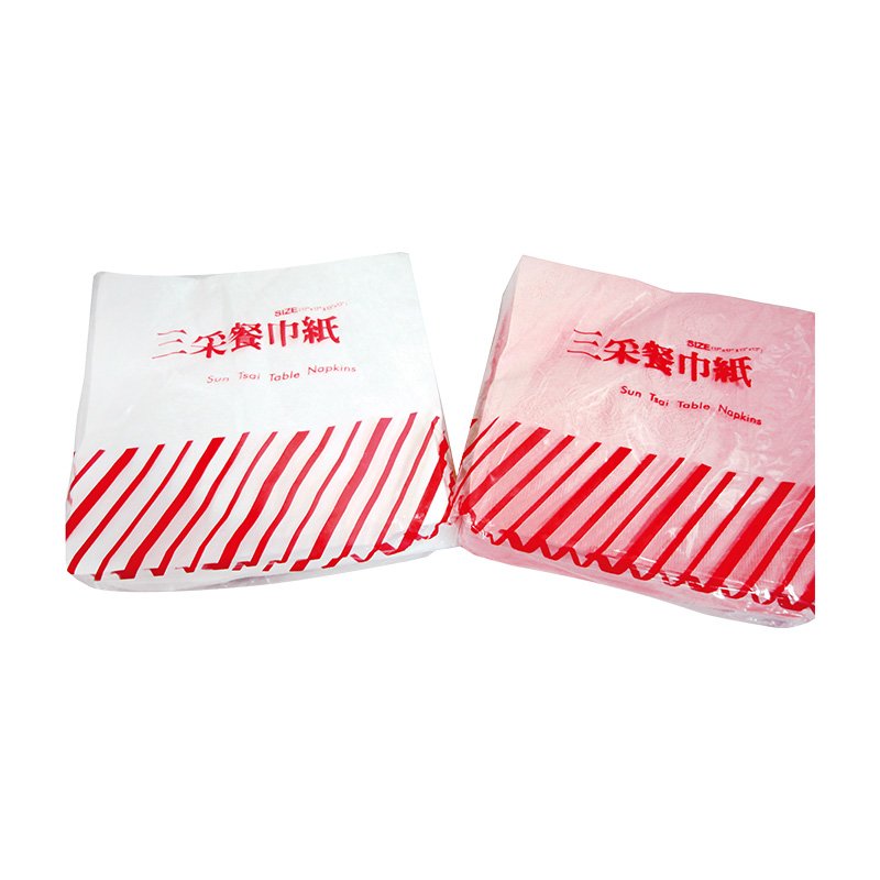三采餐巾紙(紅、白)