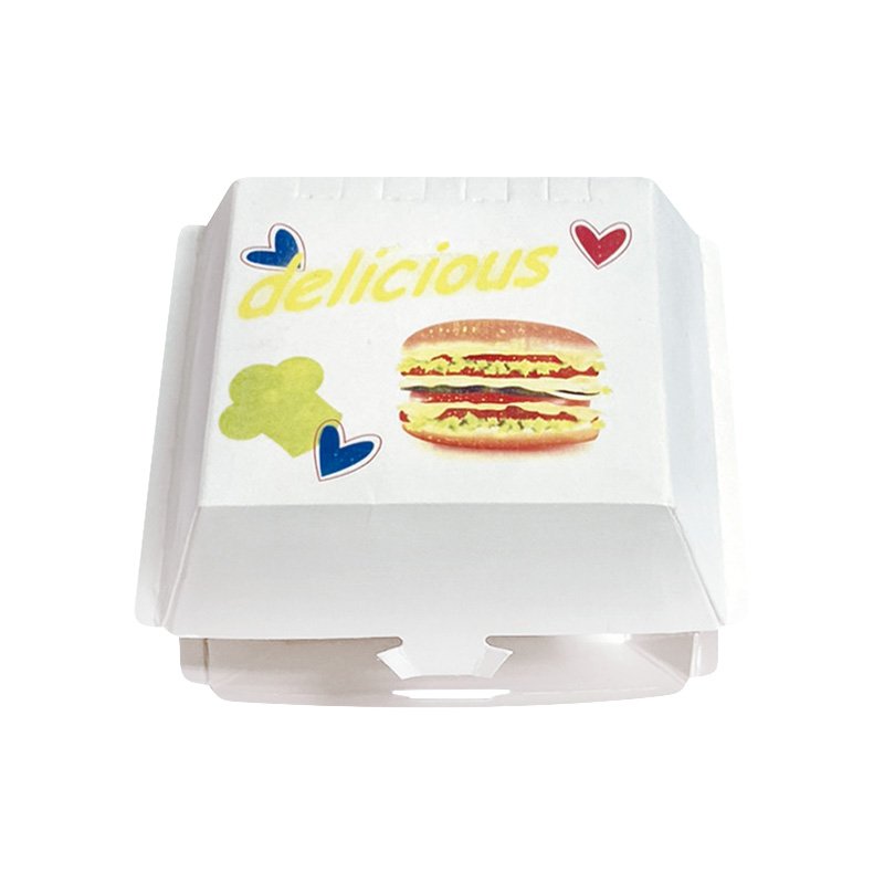 自扣漢堡盒